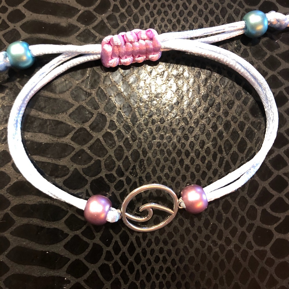 Set of 3 Satin Cord Adjustable Bracelets